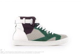 STRAP HIGH-TOP SUEDE SNEAKERS by Kolor