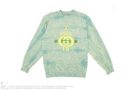 Swathletic Distressed Gucci-like Crewneck Sweatshirt by Swagger