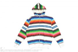 Rainbow Border Hoodie by Swagger