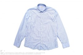 Fine Striped Button-Up Dress Shirt by Burberry