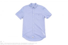 Oxford Classic Fit Short Sleeve Button Up Shirt by Lacoste