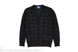 Junya Watanabe Plaid Cardigan Sweater by Comme des Garcons