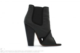 Peep Toe Basto Fabric Ankle Boot by Givenchy