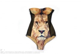 Animal Safari Lion One Piece Swimsuit by We Are Handsome