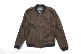Leather Bomber Jacket by Marc Jacobs