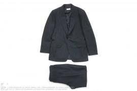 Cotton/Linen Tonal Stripe Suit by Dries Van Noten