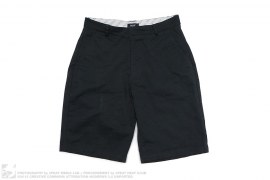 H Monogram Embroidered Chino Shorts by Huf