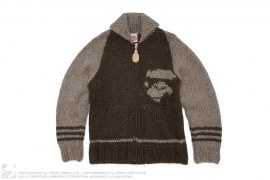 Apeface Cowichan Sweater Jacket by A Bathing Ape