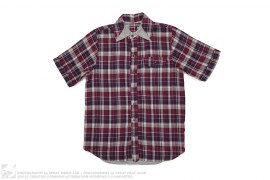 Plaid Short Sleeve Button Up by Mister
