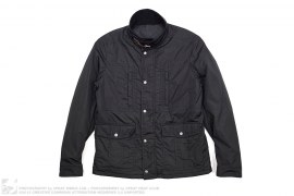 Stand Collar Quilted Nylon Jacket by Gucci