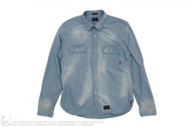 Cell Long Sleeve Button Up by Wtaps