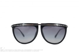 Collab Black Frame Sunglasses by Oliver Peoples x Balmain