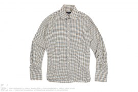 Cotton Wool Long Sleeve Button-Up by Burberry