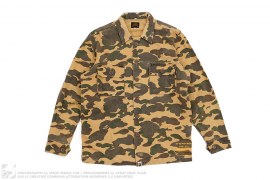 1st Camo Stone Wash Military Button-Up by A Bathing Ape