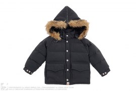 Convertible Fur Hood Classic Down Jacket by A Bathing Ape