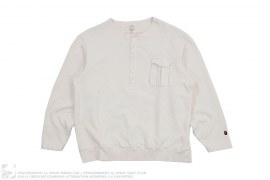 French Terry Henley Sweatshirt by A Bathing Ape