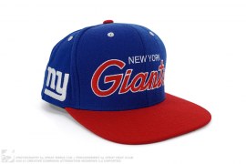 NY Giants Snapback Cap by Mitchell & Ness