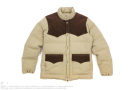 Apehead Elbow Patch 2 Tone Classic Down Jacket by A Bathing Ape
