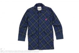 Plaid Trench Coat by Wtaps