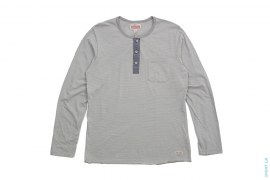 Three Button Pocket Henley Long Sleeve Thermal Tee by True Religion