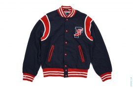 1992 Polo Stadium P-Wing Sweat Varsity Jacket by Ralph Lauren