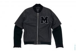Layered Varsity Jacket by Midnight Studios