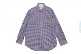 Cotton Small Checkered Button-up Shirt by TM Lewin