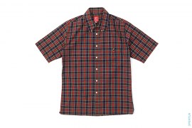 Plaid Short Sleeve Button-Up Shirt by A Bathing Ape