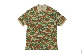 Puzzle Camo Polo Shirt by A Bathing Ape