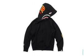 Chain Stitch PONR Track Suit Shark Full Zip Hoodie by A Bathing Ape
