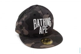 Color Camo New York Logo Fitted by A Bathing Ape x New Era