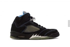 Air Jordan 5 Retro LS UNC Basketball Shoes by Jordan Brand
