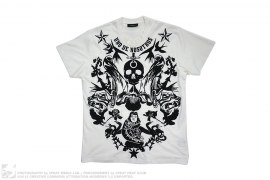 Full Embroidered Skeleton Graphic Tee by Givenchy