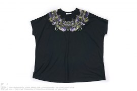 Birds of Paradise Collar Baggy Tee by Givenchy