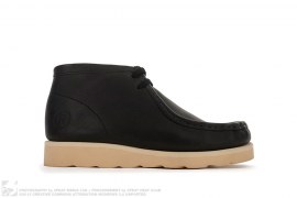 Manhunt Leather Boots by A Bathing Ape