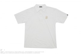 Embroidered B Logo Polo by A Bathing Ape