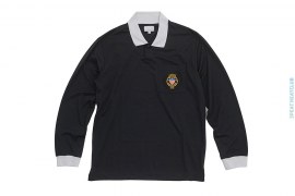 Chest Patch Soccer Long Sleeve Polo Shirt by Supreme