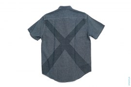 Chambrey X Back Short Sleeve Button-Up Aloha Shirt by OriginalFake