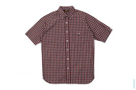 Plaid Short Sleeve Button-Up Shirt by A Bathing Ape