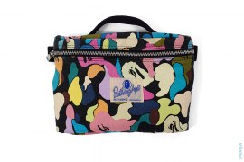 Busy Works Multi Camo Canvas Travel Case by A Bathing Ape