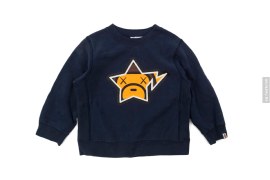 Milo X-Eyes Sta Crewneck Sweatshirt by A Bathing Ape x Kaws