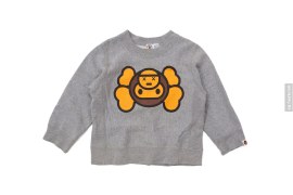 Milo Crewneck Sweatshirt by A Bathing Ape x Kaws