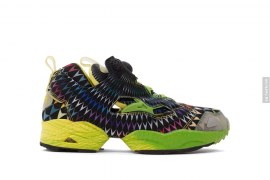 Rbk Custom Pump Fury Struccess Running Shoes by Reebok x John Maeda