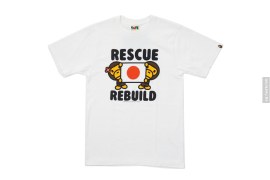 Rescue Rebuild Japan Milo Tee by A Bathing Ape