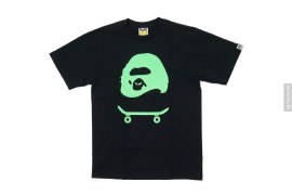Skating Ape Logo Tee by A Bathing Ape