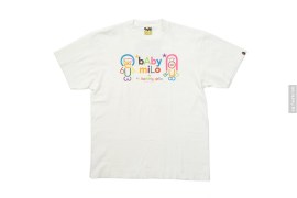 Baby Milo Lisa Letter Composite Graphic Tee by A Bathing Ape