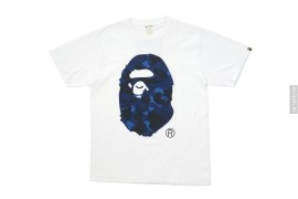 Color Camo Big Apehead Tee by A Bathing Ape