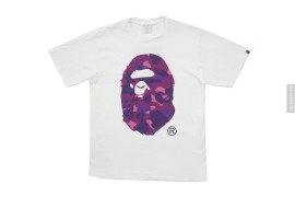 Color Camo Big Apehead Tee by A Bathing Ape