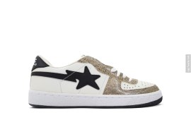 Snakeskin Sk8sta Skate Shoes by A Bathing Ape