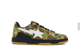 ABC Camo Sk8 Sta Skate Shoes by A Bathing Ape